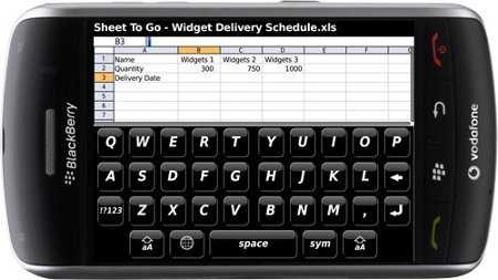 bb storm teclado