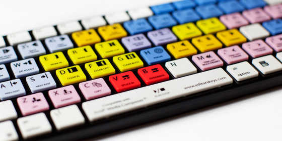 teclado edicion video