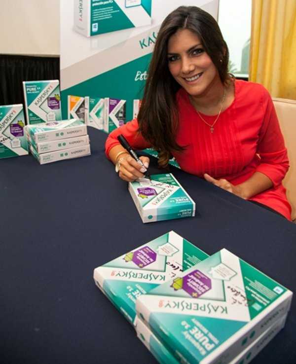 Cati Caballero firmó todos los productos